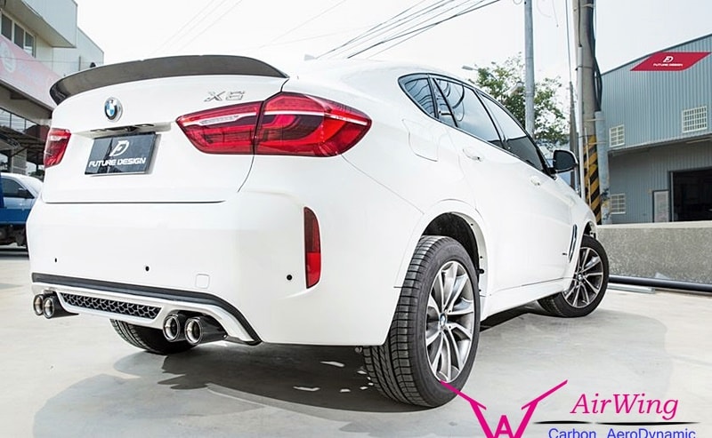 F16 - 3D style Carbon Trunk Spoiler 02
